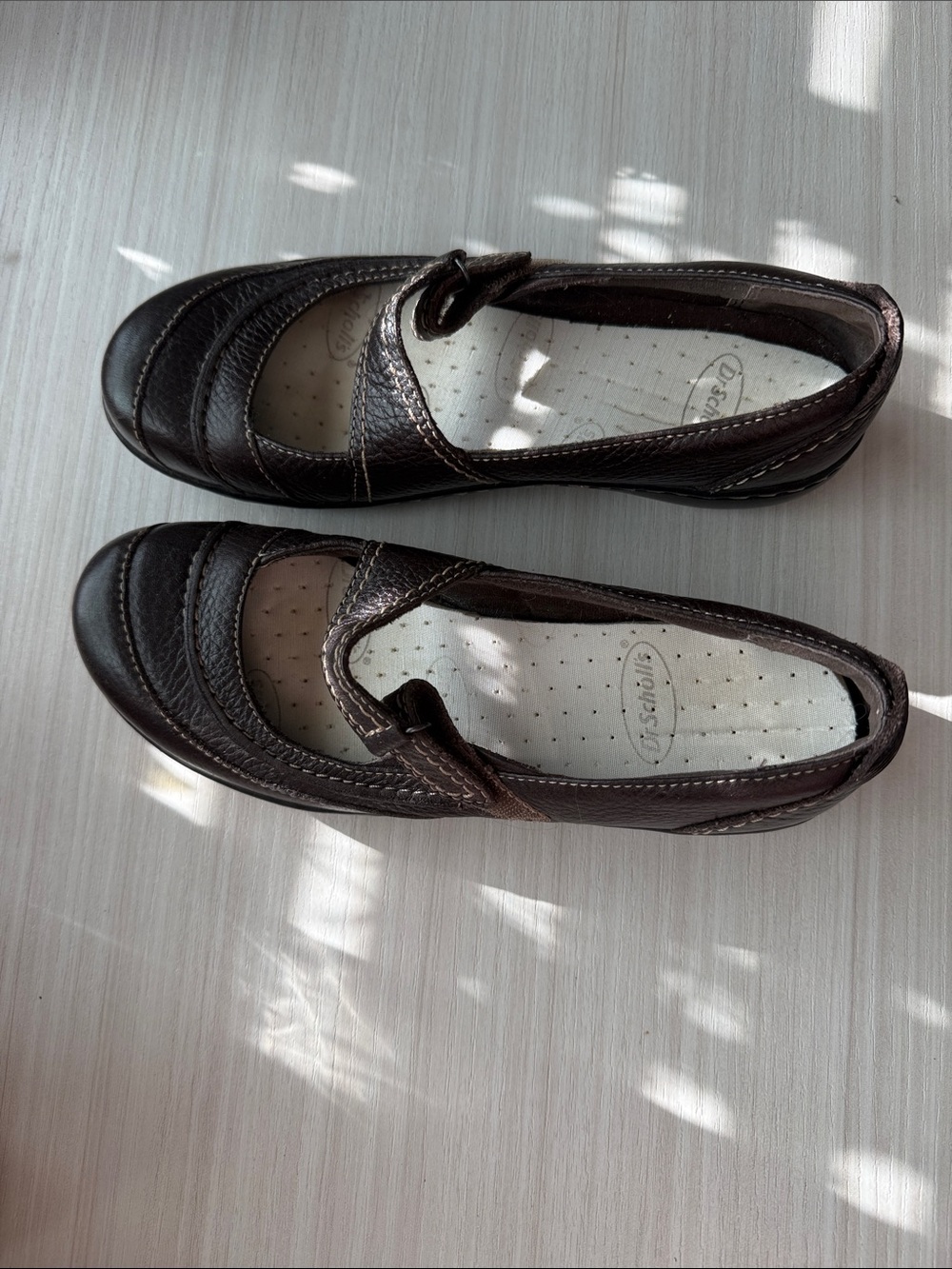 Kids Brown Leather Clarks